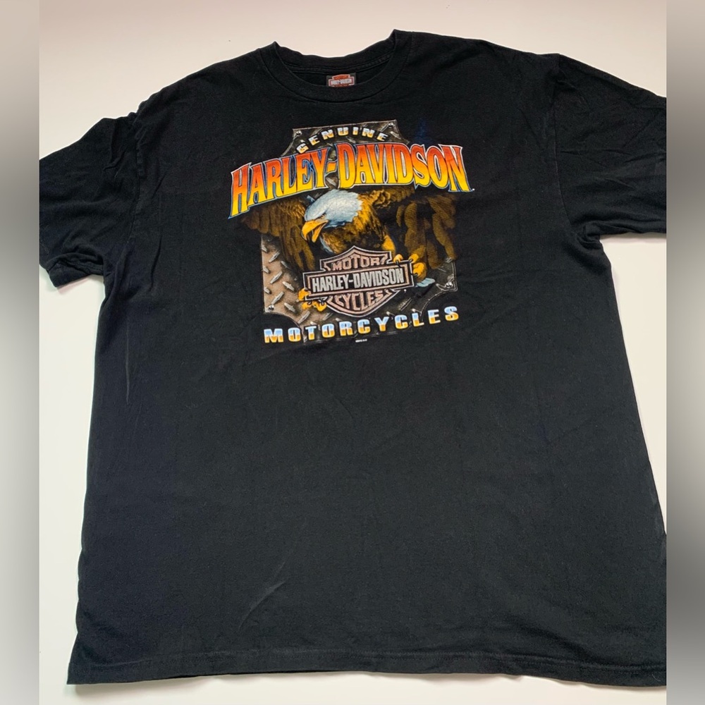 Harley-Davidson XXL Motorcycle T-shirt  COLUMBIA South Carolina DoubleSided 2011